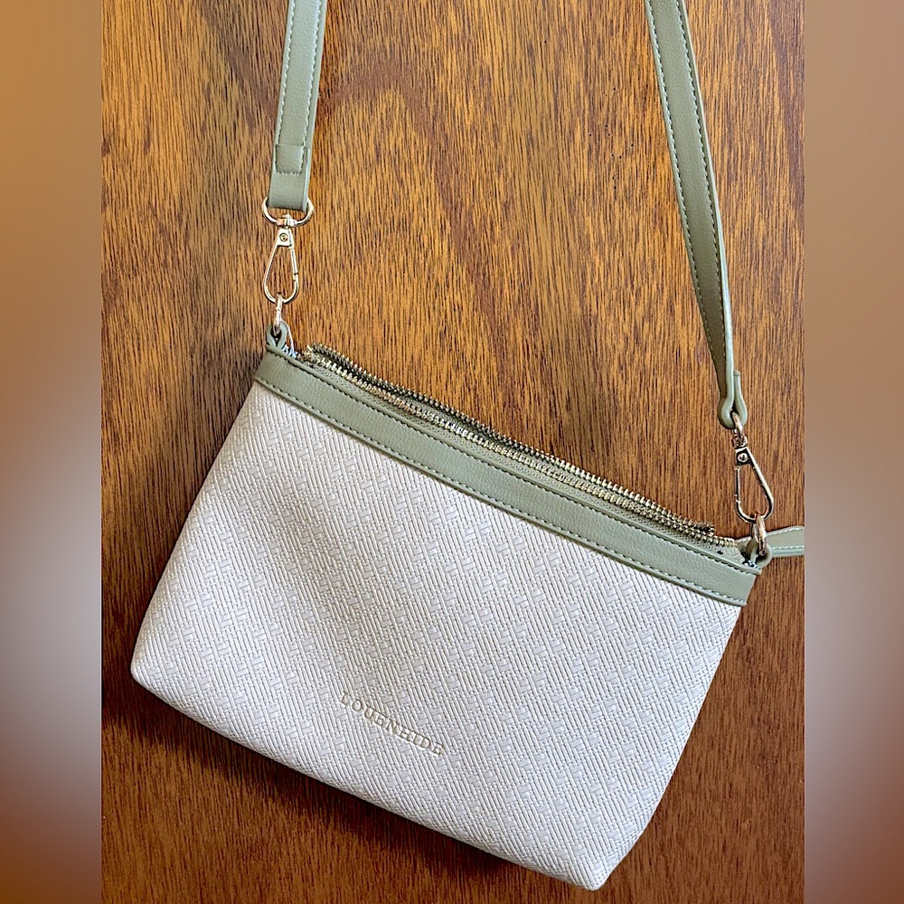 Louenhide • Convertible Crossbody/Wristlet in Oyster Sage (NWT)